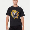 Versace Jeans Couture Тишърт 79GAHE01 CJ00T Черен Regular Fit цвят на ниска цена