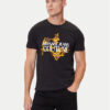 Versace Jeans Couture Тишърт 79GAHE02 CJ00E Черен Regular Fit цвят на ниска цена
