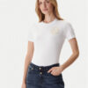 Versace Jeans Couture Тишърт 79HAHT01 CJ03T Бял Regular Fit цвят на ниска цена