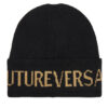 Versace Jeans Couture Шапка Big Beanie 79YAZK40 Черен цвят на ниска цена