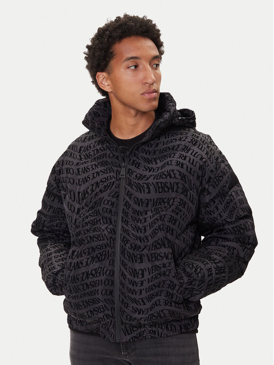 Versace Jeans Зимно яке 79GAUD04 Черен Regular Fit цвят на ниска цена
