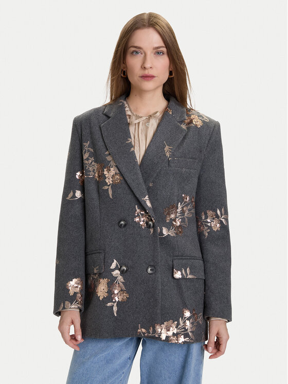 ViCOLO Сако TF0108 Сив цвят на ниска цена