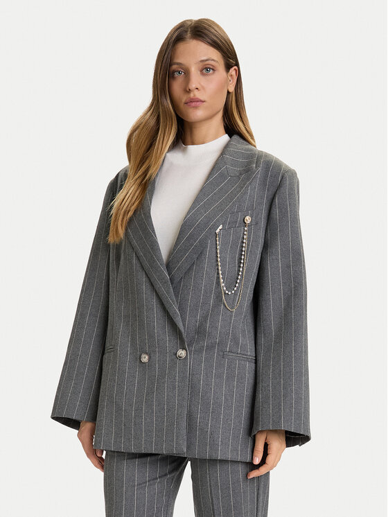 ViCOLO Сако TF0110 Сив Regular Fit цвят на ниска цена