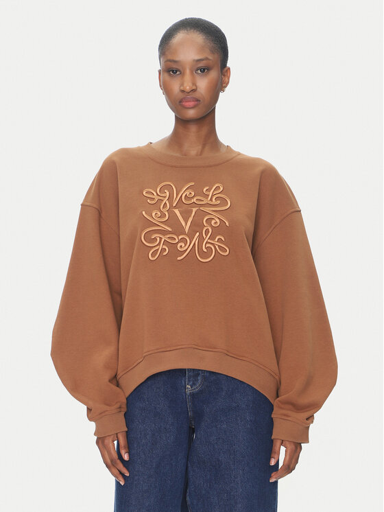 ViCOLO Суитшърт RD0178 Кафяв Reglan Fit цвят на ниска цена