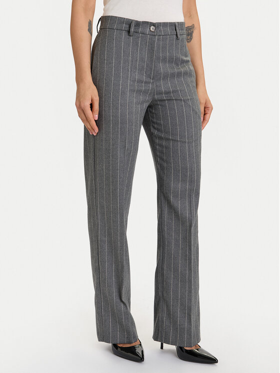 ViCOLO Текстилни панталони TF0232 Сив Regular Fit цвят на ниска цена