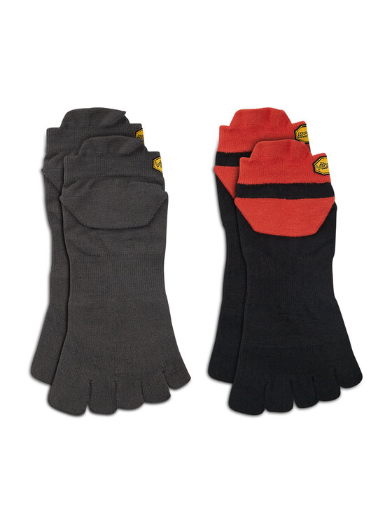 Vibram Fivefingers Къси чорапи No Show S21N35P Сив цвят на ниска цена