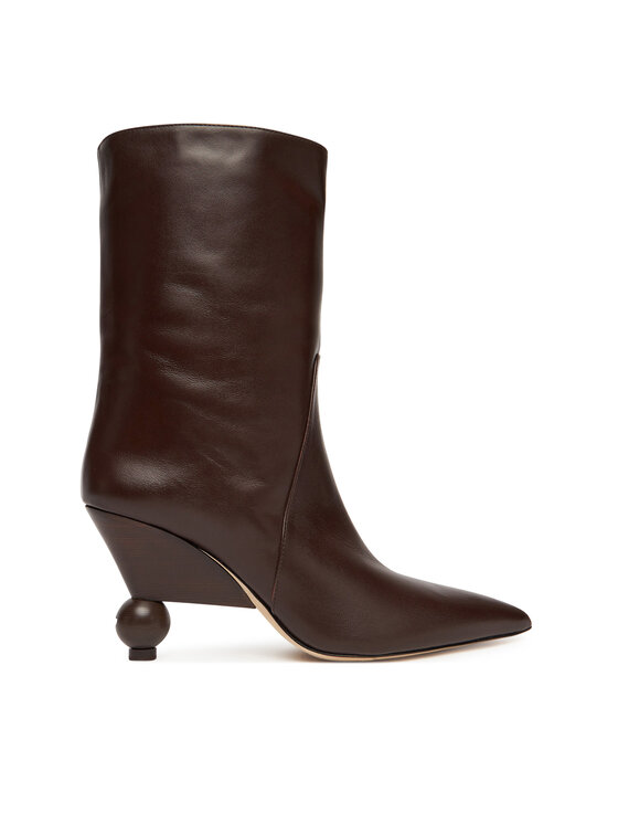 Weekend Max Mara Боти Rollio 2525796055600 Кафяв цвят на ниска цена
