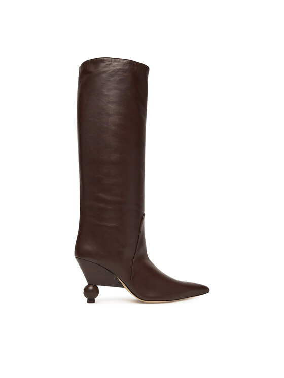 Weekend Max Mara Ботуши Tasca 2525796075600 Кафяв цвят на ниска цена