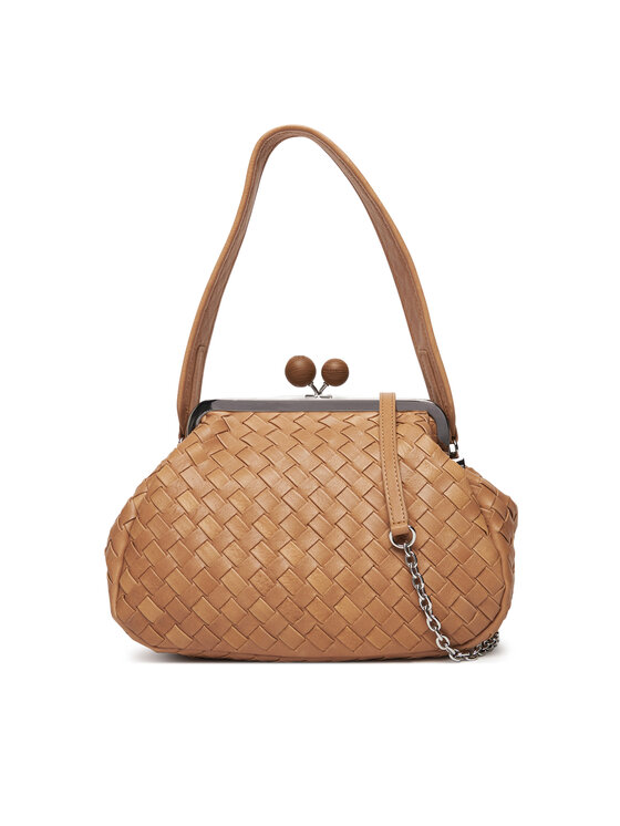 Weekend Max Mara Дамска чанта Pancia 2525516154650 Кафяв цвят на ниска цена