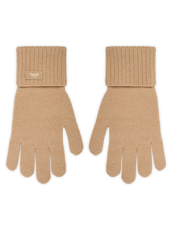 Weekend Max Mara Дамски ръкавици Zamianew 2525566055 Бежов цвят на ниска цена