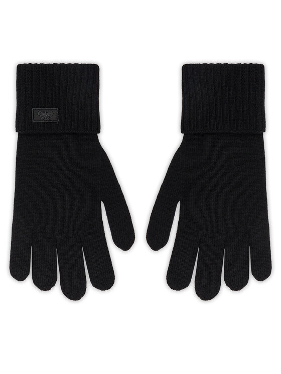 Weekend Max Mara Дамски ръкавици Zamianew 2525566055 Черен цвят на ниска цена