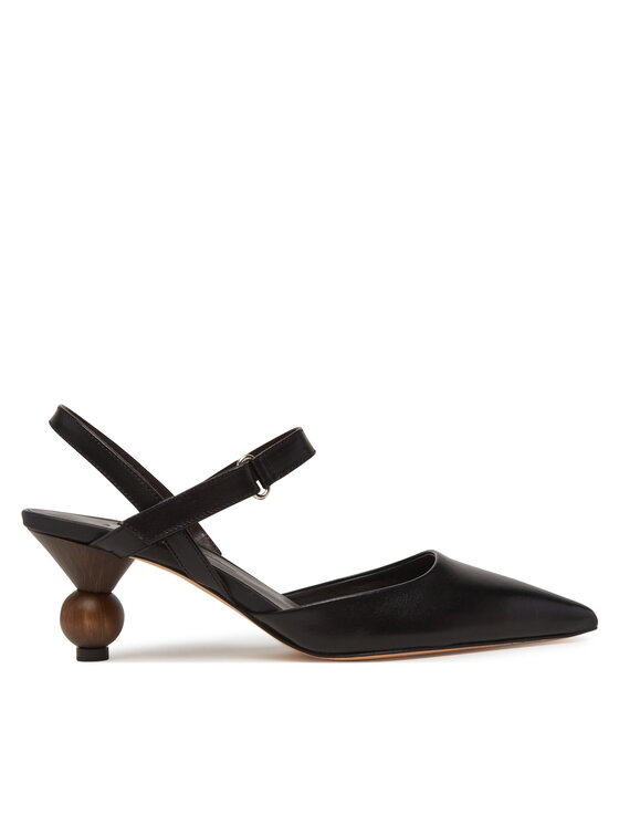 Weekend Max Mara Обувки на ток 2515521035600 Черен цвят на ниска цена