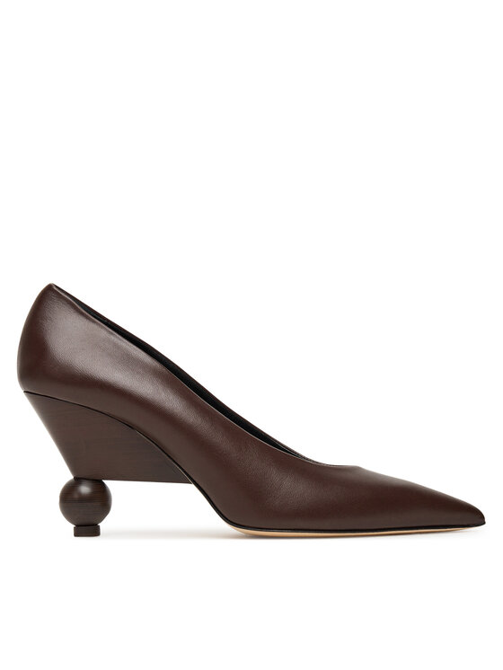 Weekend Max Mara Обувки на ток Nievo 25255260956 Кафяв цвят на ниска цена