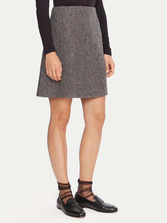 Weekend Max Mara Пола тип трапец Marche 2525106022 Сив Regular Fit цвят на ниска цена