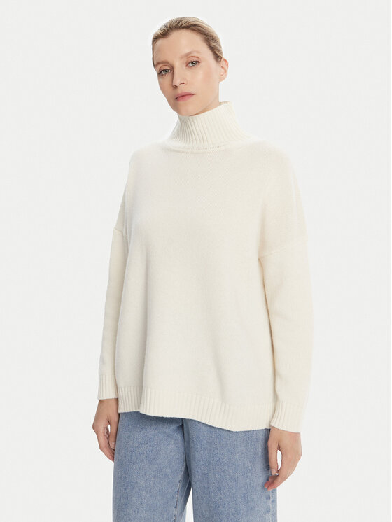 Weekend Max Mara Поло Borgia 2525366112 Екрю Relaxed Fit цвят на ниска цена