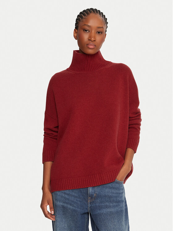 Weekend Max Mara Поло Borgia 2525366112 Червен Regular Fit цвят на ниска цена