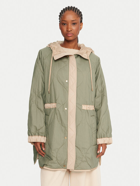 Weekend Max Mara Преходно яке Alcamo 2525496011 Бежов Regular Fit цвят на ниска цена