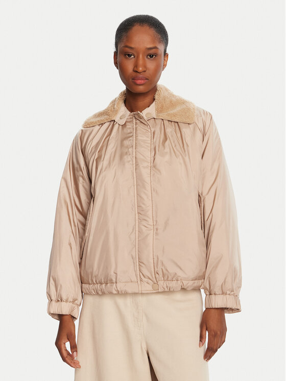 Weekend Max Mara Преходно яке Arles 2525486031 Бежов Regular Fit цвят на ниска цена