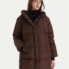 Weekend Max Mara Пухено яке Newbembo 2525496072 Бордо Relaxed Fit цвят на ниска цена