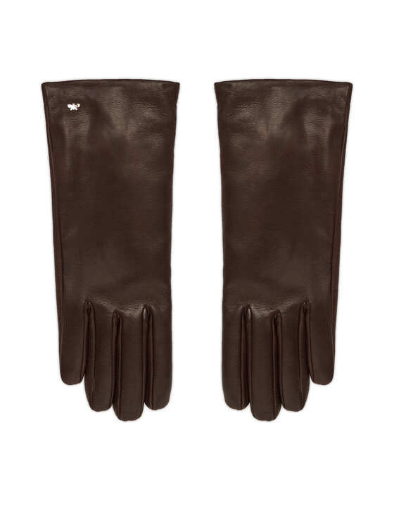 Weekend Max Mara Ръкавици Senapeshort 2525566035 Кафяв цвят на ниска цена