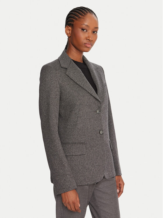 Weekend Max Mara Сако Dilly 2525916022 Сив Regular Fit цвят на ниска цена