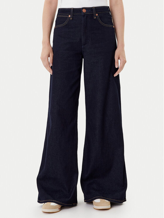 Wrangler Дънки Canyon 112371187 Тъмносин Loose Fit цвят на ниска цена