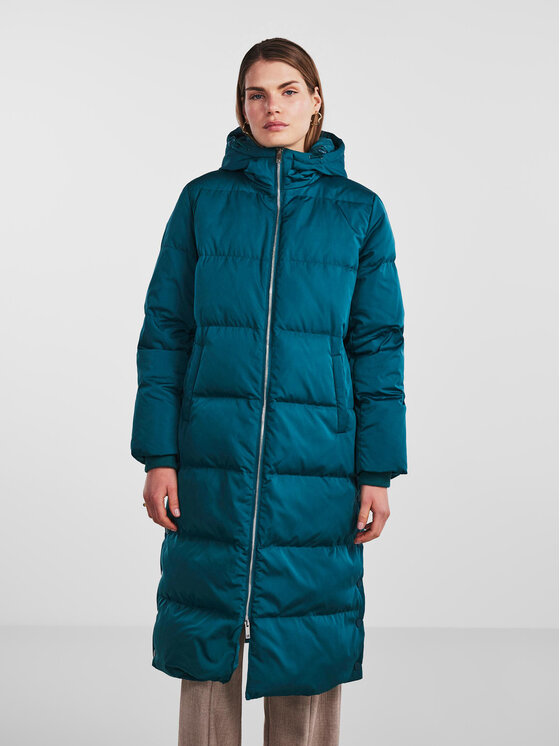 YAS Пухено яке 26023635 Електриков Regular Fit цвят на ниска цена