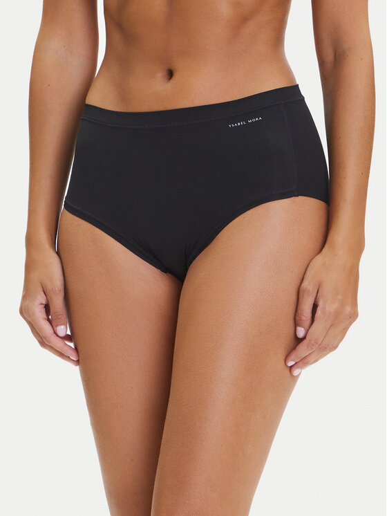 Ysabel Mora Класически бикини с висока талия 19697 Черен цвят на ниска цена