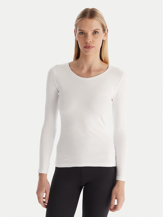 Ysabel Mora Термооблекло горна част 70022 Бял Slim Fit цвят на ниска цена