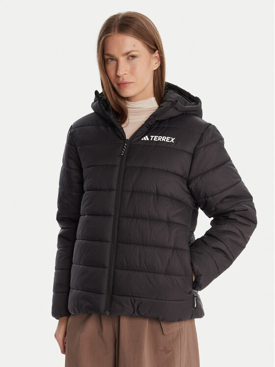 adidas Outdoor яке Terrex Multi Essentials Climawarm KB2169 Черен Regular Fit цвят на ниска цена