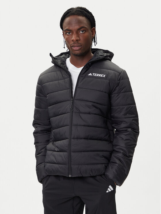 adidas Outdoor яке Terrex Multi Essentials Climawarm KB2183 Черен Regular Fit цвят на ниска цена