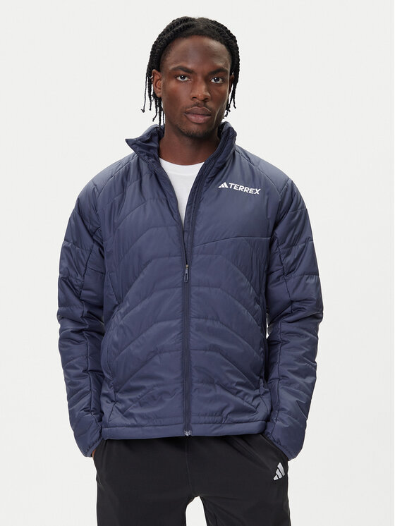 adidas Outdoor яке Terrex Multi JL9790 Тъмносин Regular Fit цвят на ниска цена