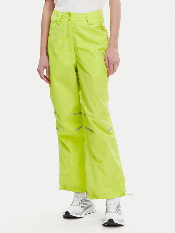 adidas by Stella McCartney Долнище анцуг Woven JG5783 Зелен Loose Fit цвят на ниска цена