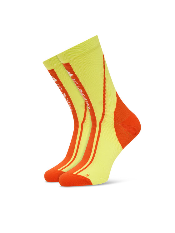 adidas by Stella McCartney Дълги чорапи JZ5518 Зелен цвят на ниска цена