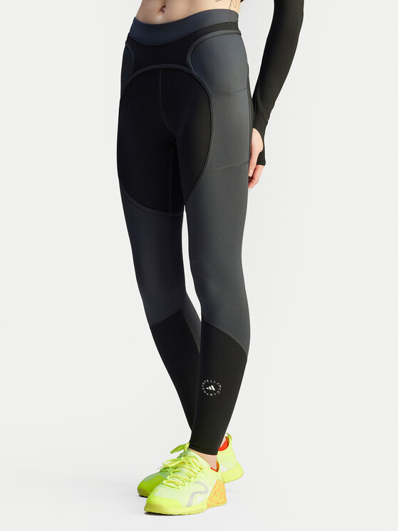 adidas by Stella McCartney Клин Two-tone JM0302 Черен Slim Fit цвят на ниска цена