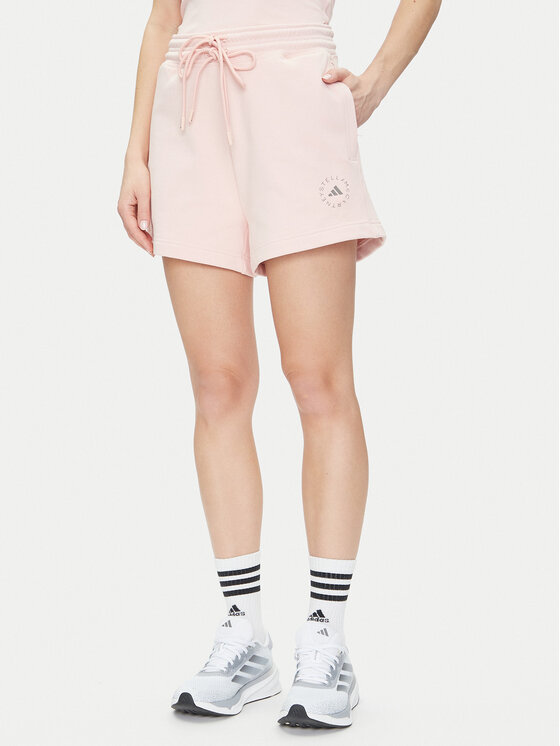 adidas by Stella McCartney Спортни шорти True Casuals JI5060 Розов Loose Fit цвят на ниска цена