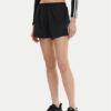 adidas by Stella McCartney Спортни шорти TruePace IT9728 Черен Loose Fit цвят на ниска цена