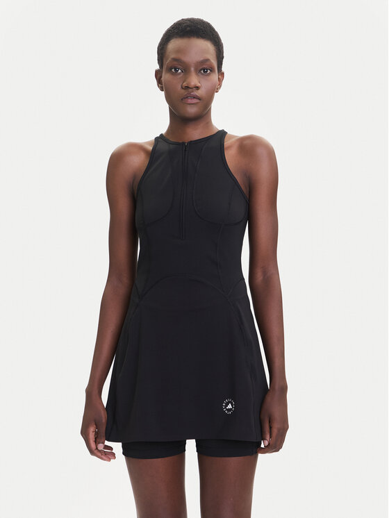 adidas by Stella McCartney Тенис рокля Training JW4568 Черен Slim Fit цвят на ниска цена