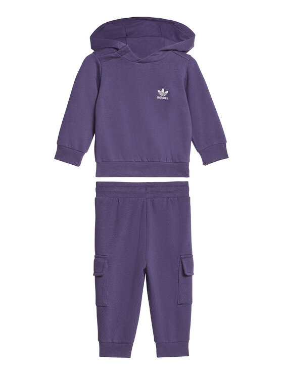 adidas Анцуг JY4867 Виолетов Regular Fit цвят на ниска цена