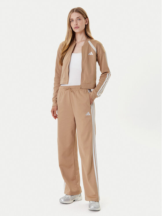 adidas Анцуг Teamsport JX0529 Бежов Regular Fit цвят на ниска цена