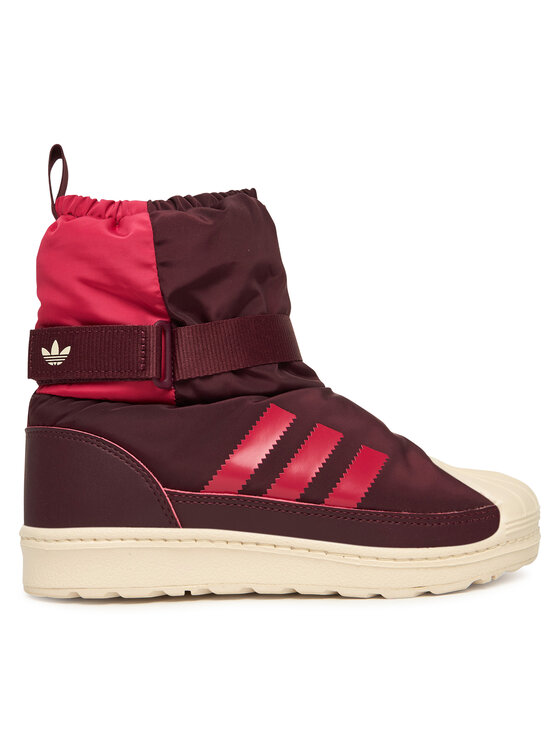 adidas Апрески Superstar 360 Winterized Boot JR5804 Бордо цвят на ниска цена