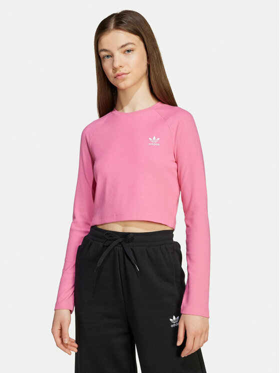 adidas Блуза JW2598 Розов Slim Fit цвят на ниска цена