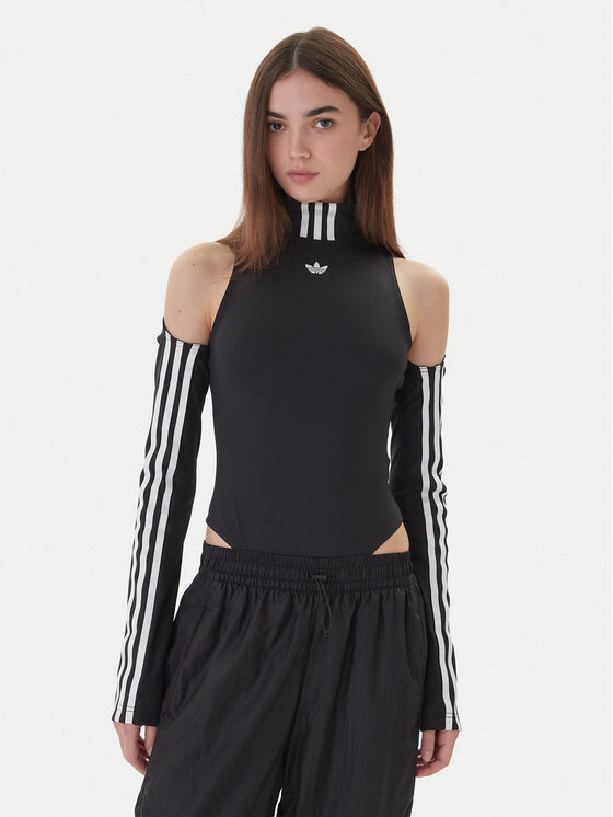 adidas Боди 2-In-1 Compression JW0119 Черен Slim Fit цвят на ниска цена