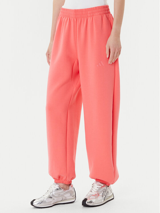 adidas Долнище анцуг ALL SZN Soft Lux lKD9773 Коралов Loose Fit цвят на ниска цена