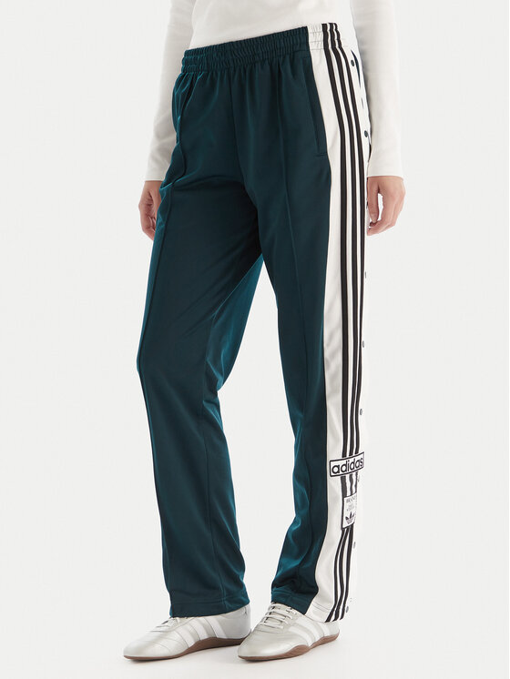adidas Долнище анцуг Adibreak JV7515 Зелен Loose Fit цвят на ниска цена