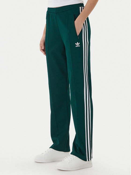 adidas Долнище анцуг Beckenbauer JV7395 Зелен Regular Fit цвят на ниска цена