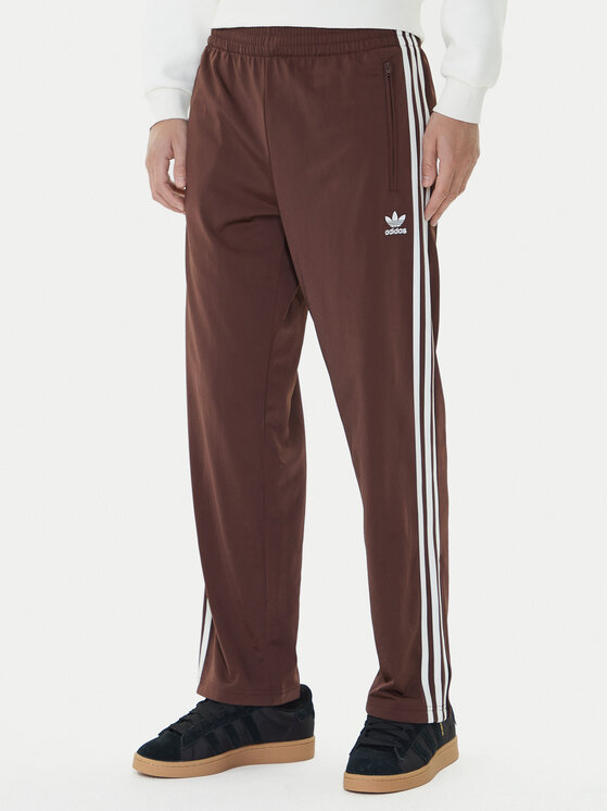 adidas Долнище анцуг adicolor Classics Firebird KA0482 Кафяв Regular Fit цвят на ниска цена
