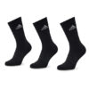 adidas Дълги чорапи Cushioned Crew Socks 3 Pairs IC1310 Черен цвят на ниска цена