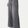 adidas Дънки adicolor Denim Adilenium JV7455 Сив Wide Leg цвят на ниска цена