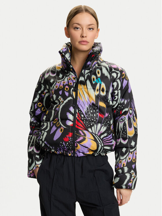 adidas Зимно яке Farm JL8611 Цветен Loose Fit цвят на ниска цена